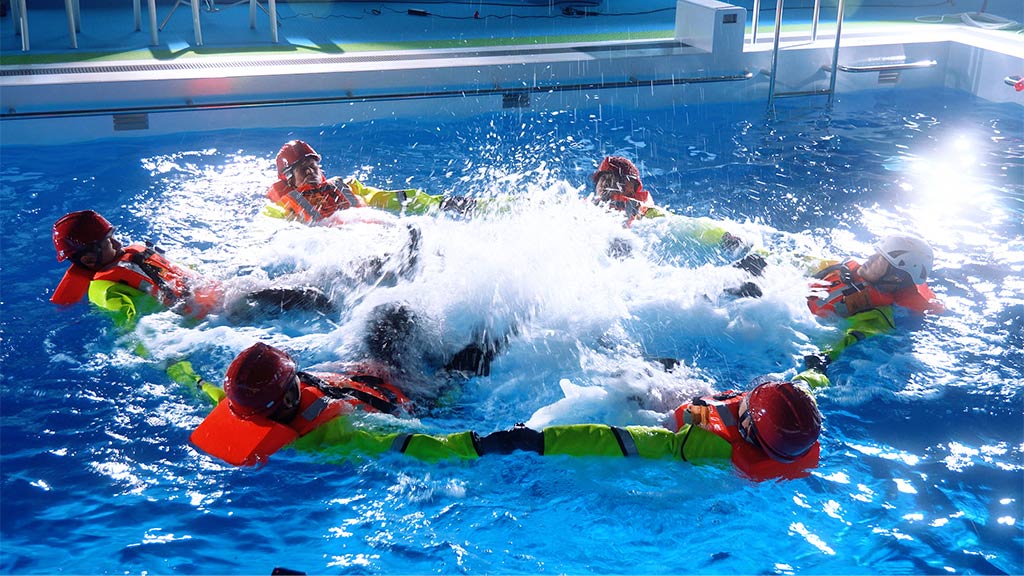 Photograph of training exercise