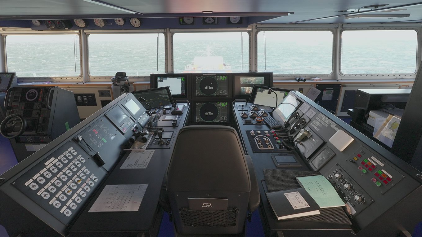 Photo inside the Genbu’s bridge