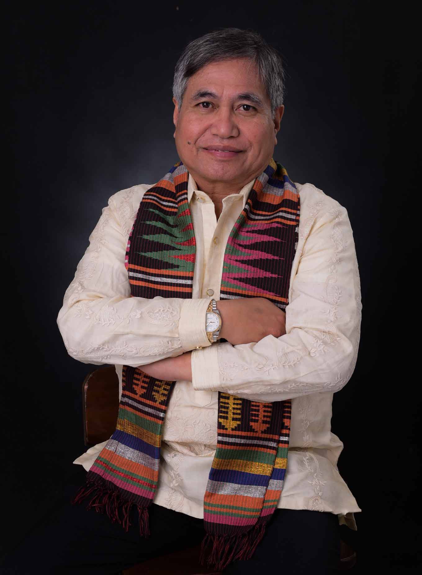 Photo: Jaime Aristotle Alip, founder and chairman emeritus of CARD MRI, photographed in a formal portrait.