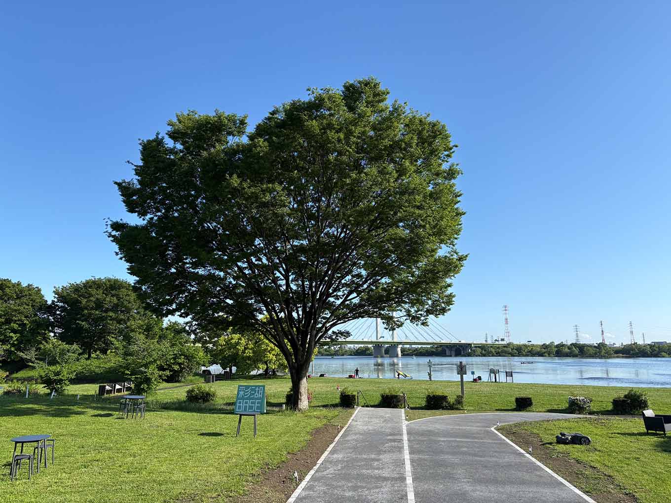View of the scenery from the facility