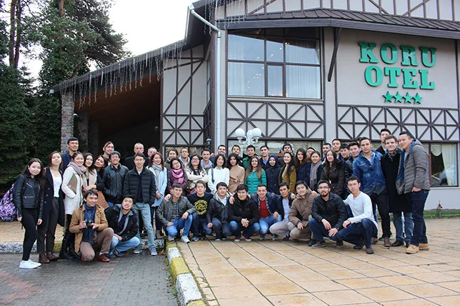 Photo of a group of students