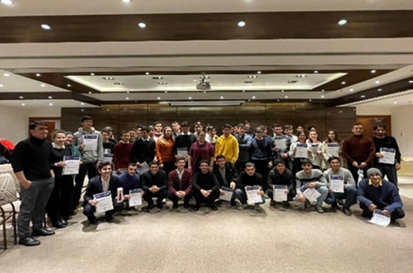 Group photo of students