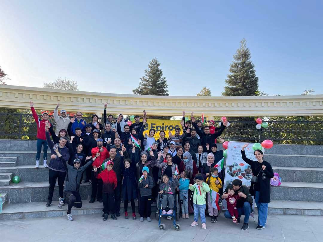 Photo: Participants and supporters of Open Hearts in Tajikistan, an NGO established by a JACAFA fellow to support persons with Down syndrome.