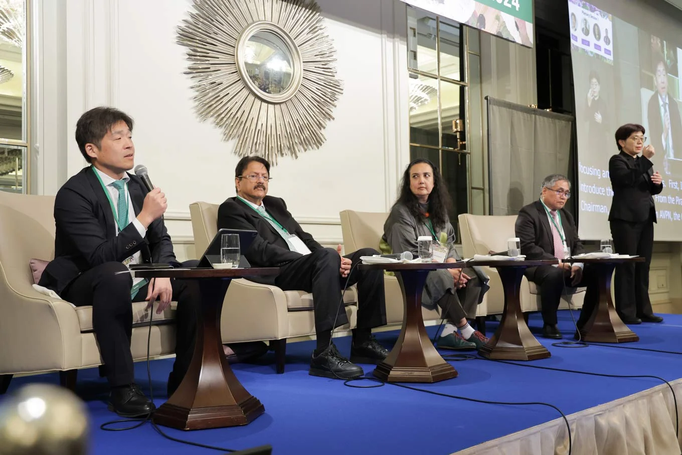 Photo of a panel discussion