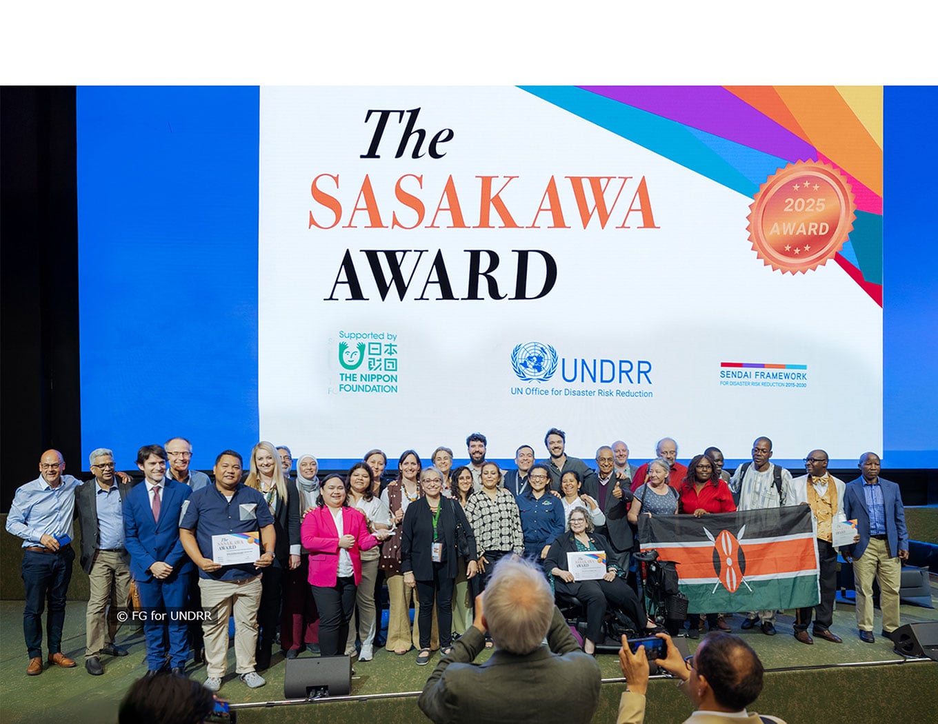 Group photo of award recipients