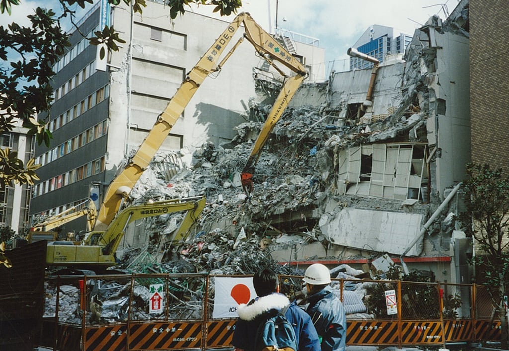 Photo of earthquake damage